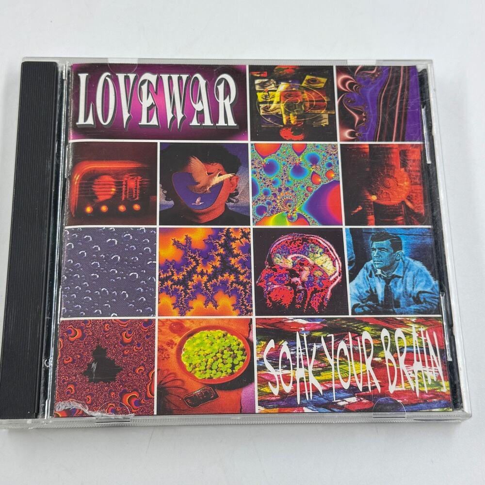 LOVEWAR Soak Your Brain 1993 Pakaderm Records WORD CD Excellent Cond DISC IS NM
